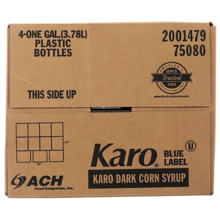 Karo Dark Corn Syrup 1 gal. Jug, PK4 PK4 2001479